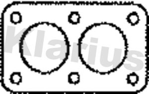 Klarius VAG12 Gasket, exhaust pipe - 2