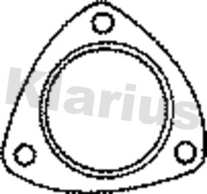 Klarius VAG54 Gasket, exhaust pipe - 1