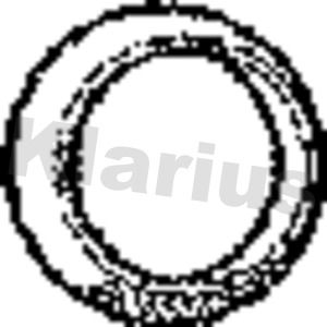 Klarius VOG15 Gasket, exhaust pipe - 2