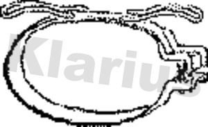 Klarius VOP33 Mount, exhaust system - 2