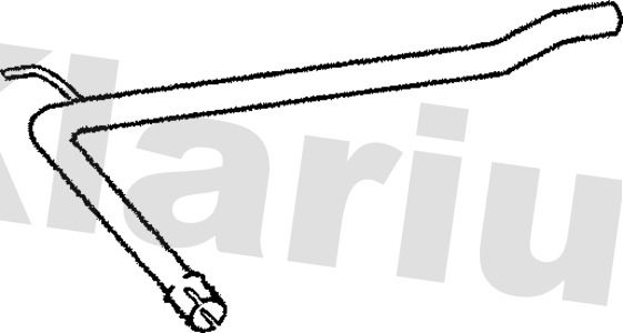 Klarius VW429E Exhaust Pipe - 1