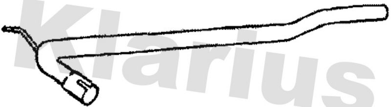 Klarius VW578K Exhaust Pipe - 1
