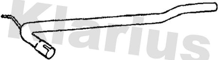 Klarius VW578K Exhaust Pipe - 1
