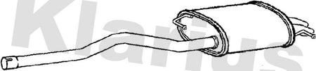 Klarius VW618C Rear Muffler - 1