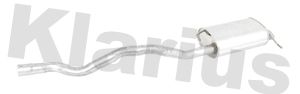 Klarius VW643P Rear Muffler - 2