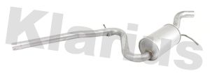 Klarius VW726T Centre Muffler - 2