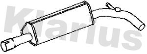 Klarius VW876X Centre Muffler - 1