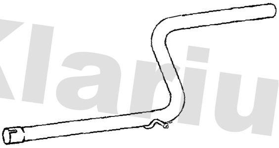 Klarius VW895V Exhaust Pipe - 1
