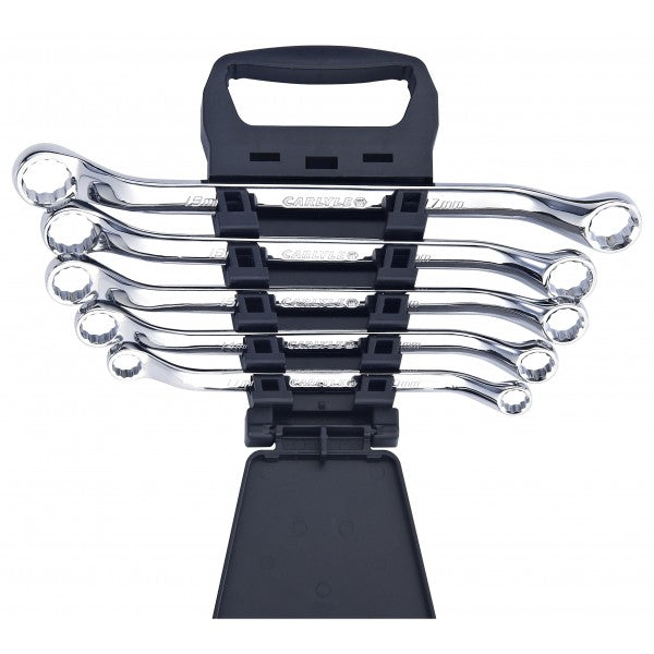 Ring Spanner Set - Metric - 45 Deg Offset - 5 Piece Set