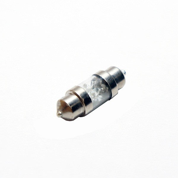 LED Bulb - 12V Festoon 11X30mm 4-LED - Blue