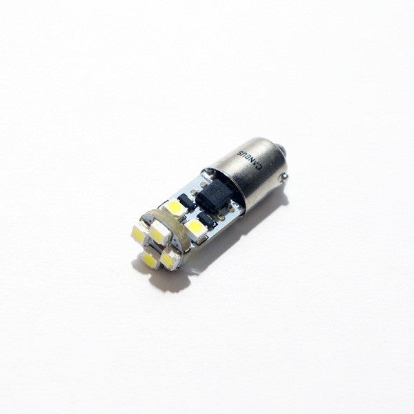 LED Bulb - 12V BA9S Canbus Perfect 1-LED - White