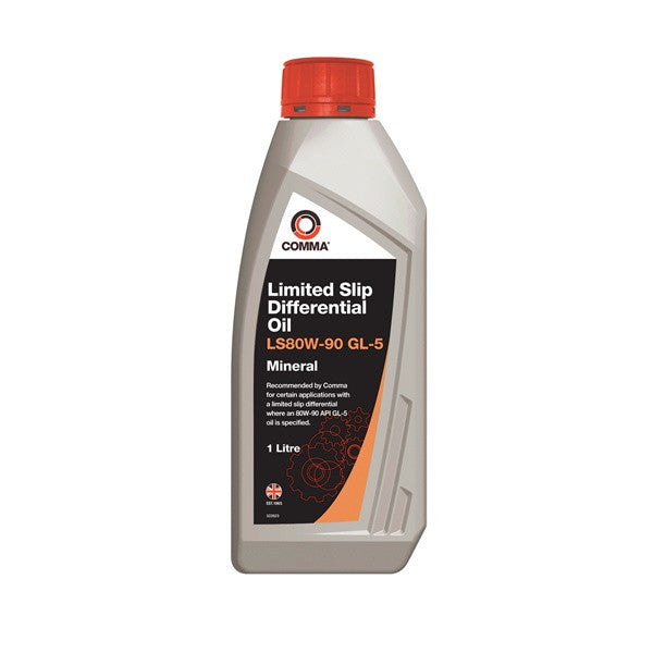 Comma Lsm80W90 Gl-5 Limited Slip Differential Oil - 1 Litre