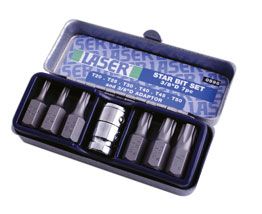 Laser 0595 Screwdriver Bit Set - 4