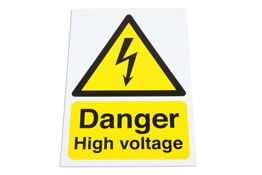 Laser 6642 Warning Sign, electrical voltage - 1