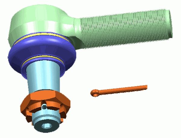 Lemforder 1228004 Tie Rod End - 1