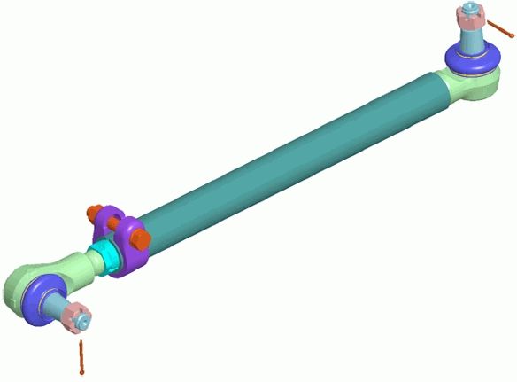 Lemforder 3865701 Centre Rod Assembly - 1