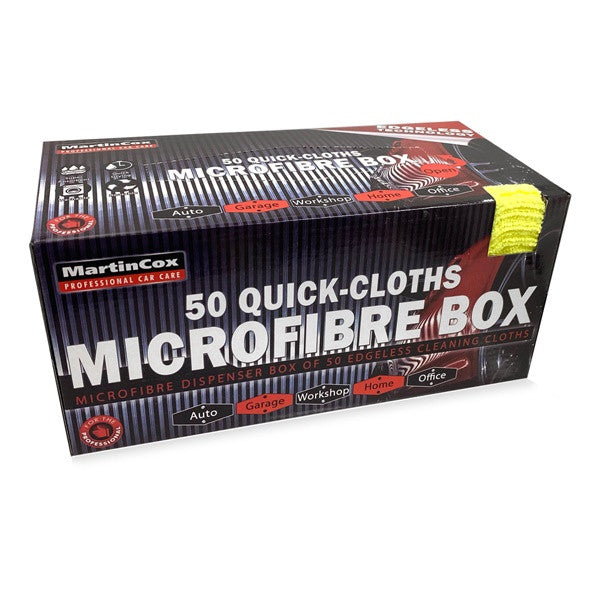 Quick Cloth Microfibre 50 Pack Dispencer Box 30x30cm