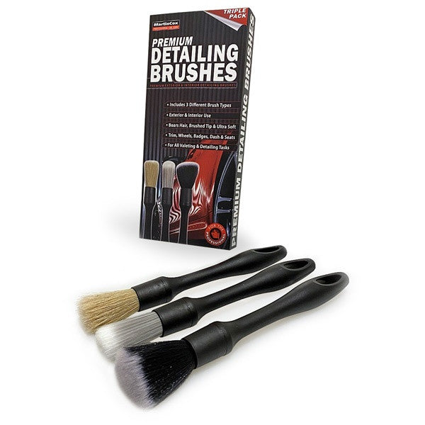 Premium 3 Pack Detailing Brushes
