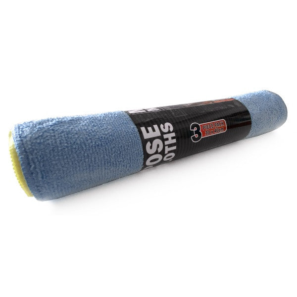 Multi Purpose Microfibre Cloths - 3 Pack