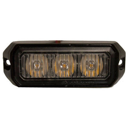Amber LED Strobe Lamp - 3 x 3W - 12/24V