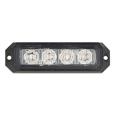 Amber LED Strobe Lamp - 4 x 3W - 12/24V