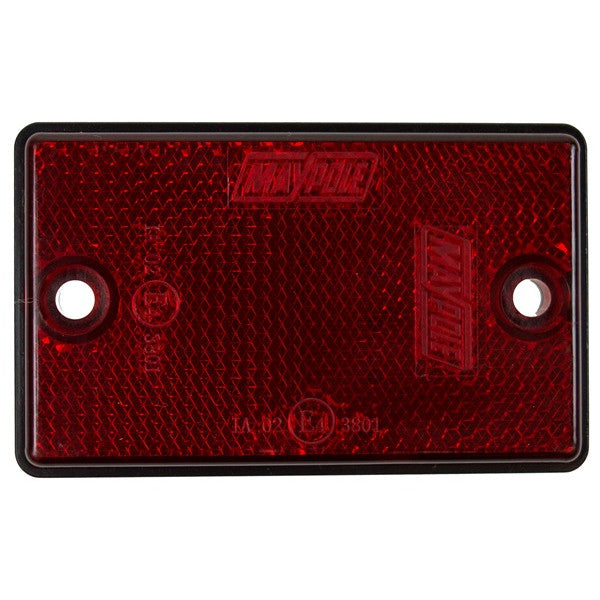 Reflectors - Oblong - Red