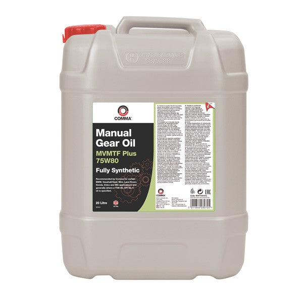 Comma Mvmtf - Plus Transmission Fluid 75W80 - 20 Litre