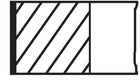 Mahle 01220N0 Piston Ring Kit - 1