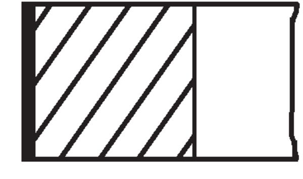 Mahle 013RS001090N0 Piston Ring Kit - 1