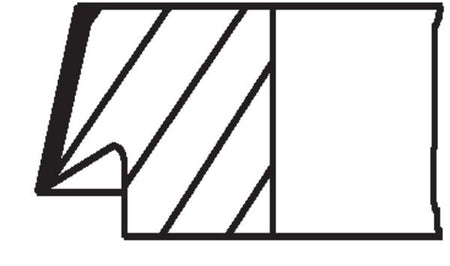 Mahle 013RS001090N0 Piston Ring Kit - 2
