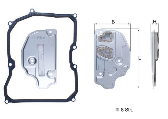 Mahle HX150KIT Hydraulic Filter, automatic transmission - 1
