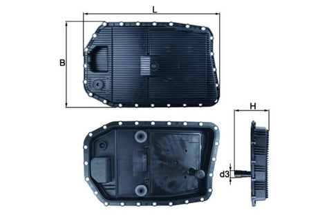 Mahle HX154 Oil Sump, automatic transmission - 1