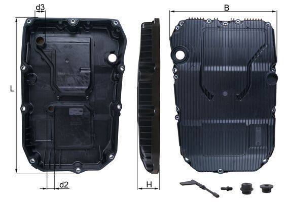 Mahle HX196KIT Oil Sump, automatic transmission - 1