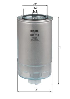 Mahle KC214 Fuel Filter - 1