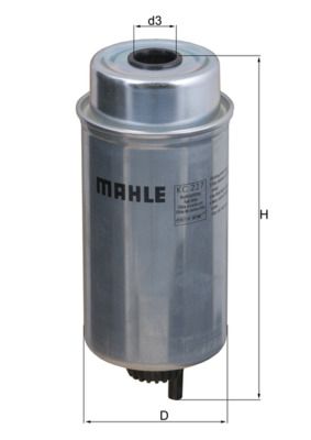Mahle KC227 Fuel Filter - 1