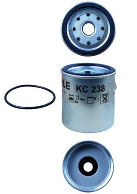 Mahle KC238D Fuel Filter - 2