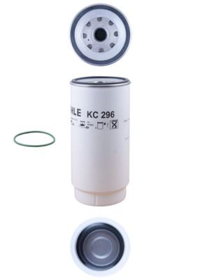 Mahle KC296D Fuel Filter - 2
