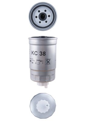 Mahle KC38 Fuel Filter - 2