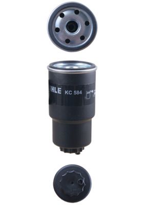 Mahle KC584 Fuel Filter - 2