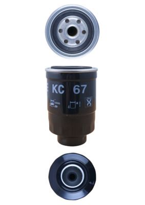 Mahle KC67 Fuel Filter - 2