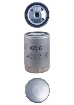 Mahle KC6 Fuel Filter - 2