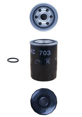 Mahle KC703D Fuel Filter - 2
