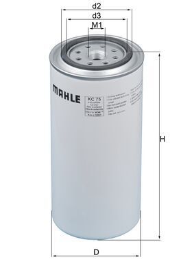 Mahle KC75 Fuel Filter - 1