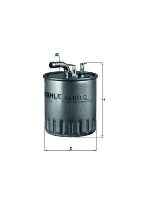 Mahle KL100/2 Fuel Filter - 1