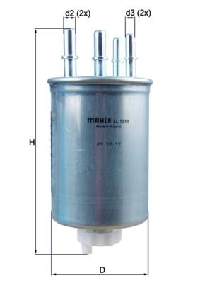 Mahle KL1044 Fuel Filter - 1