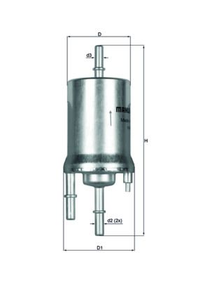 Mahle KL156/1 Fuel Filter - 1