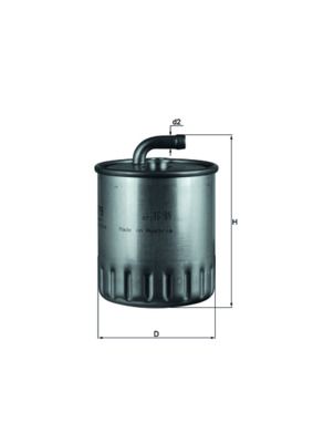 Mahle KL179 Fuel Filter - 1