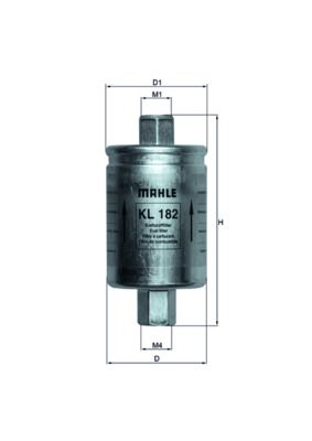 Mahle KL182 Fuel Filter - 1