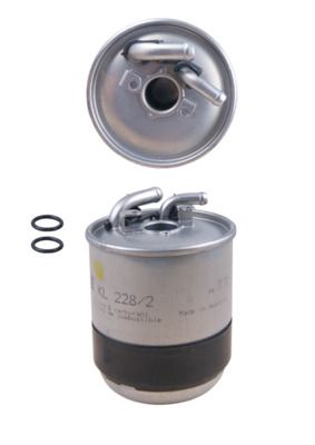 Mahle KL228/2D Fuel Filter - 2