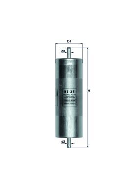 Mahle KL35 Fuel Filter - 1